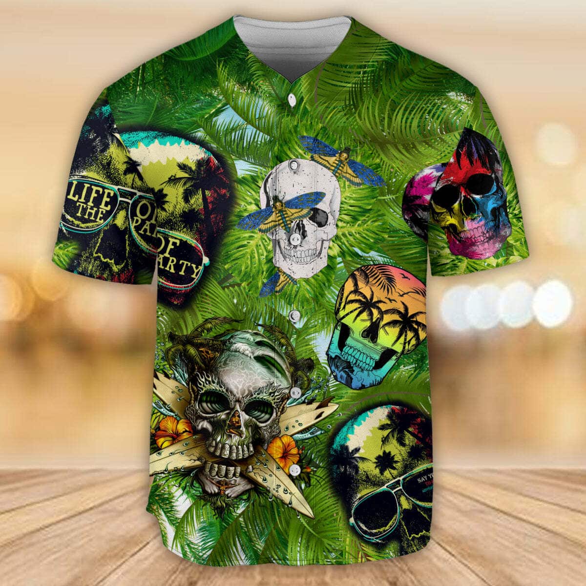 Skull Where There Is Life There Is Hope Baseball Jersey Skull Where There Is Life There Is Hope Baseball Jersey