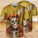 Skull Amazing Skeletonin Autumn Baseball Jersey Gift For Sporty Boyfriend Skull Amazing Skeletonin Autumn Baseball Jersey Gift For Sporty Boyfriend