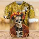 Skull Amazing Skeletonin Autumn Baseball Jersey Gift For Sporty Boyfriend Skull Amazing Skeletonin Autumn Baseball Jersey Gift For Sporty Boyfriend