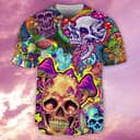 Skull Rainbow Smile Baseball Jersey Gift For Best Friend Skull Rainbow Smile Baseball Jersey Gift For Best Friend