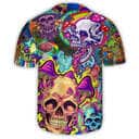 Skull Rainbow Smile Baseball Jersey Gift For Best Friend Skull Rainbow Smile Baseball Jersey Gift For Best Friend