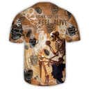Skull Drink Coffee Feel Alive Baseball Jersey Gift For Him Skull Drink Coffee Feel Alive Baseball Jersey Gift For Him