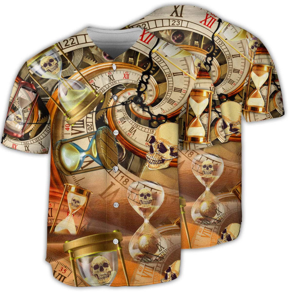 Skull All Knows Value Of Time Baseball Jersey Gift For Best Friend Skull All Knows Value Of Time Baseball Jersey Gift For Best Friend