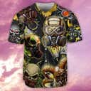 Skull Baseball Jersey Gift For Son From Father