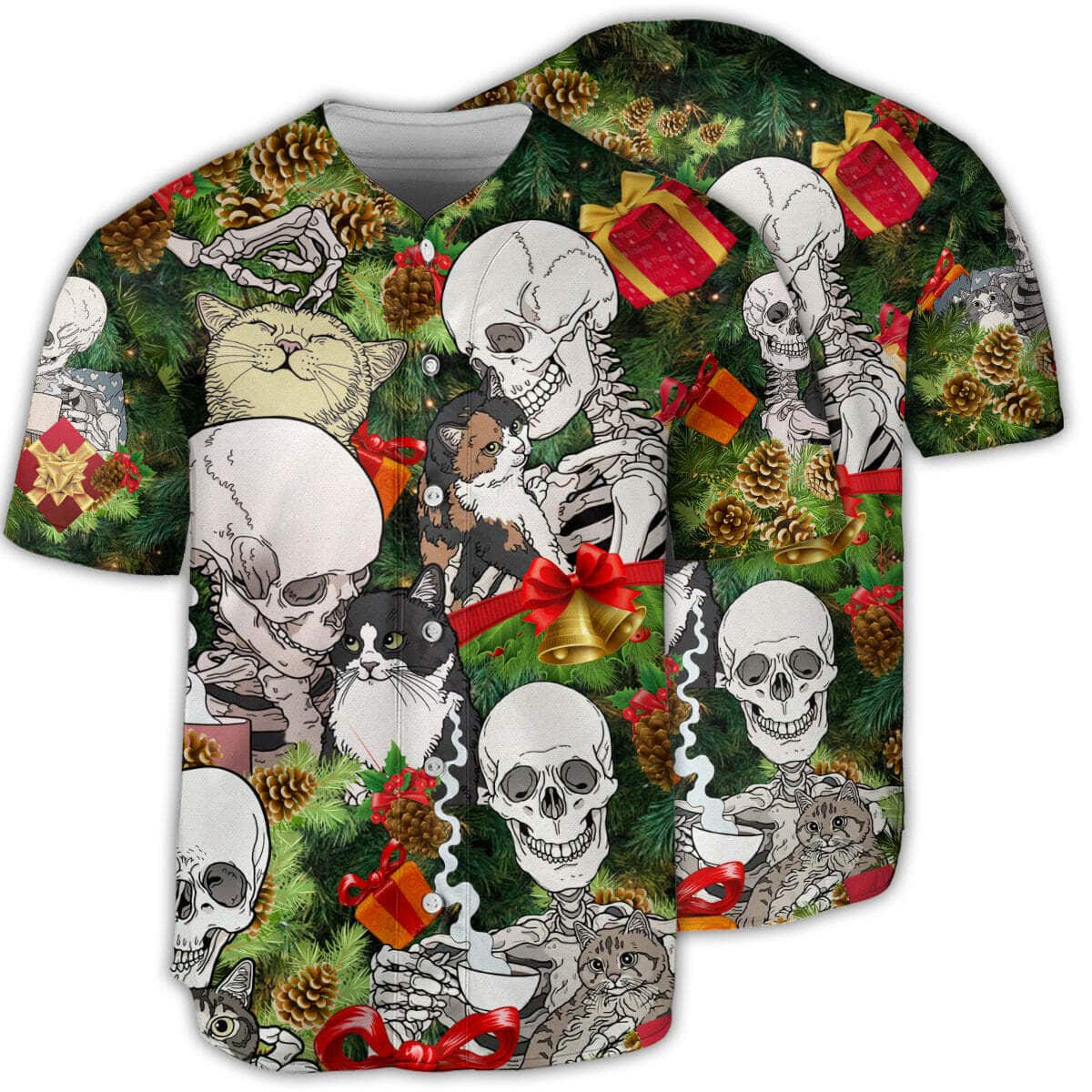 Skull Baseball Jersey My Cat And I Talk Sht About You Skull Baseball Jersey My Cat And I Talk Sht About You