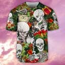 Skull Baseball Jersey My Cat And I Talk Sht About You Skull Baseball Jersey My Cat And I Talk Sht About You