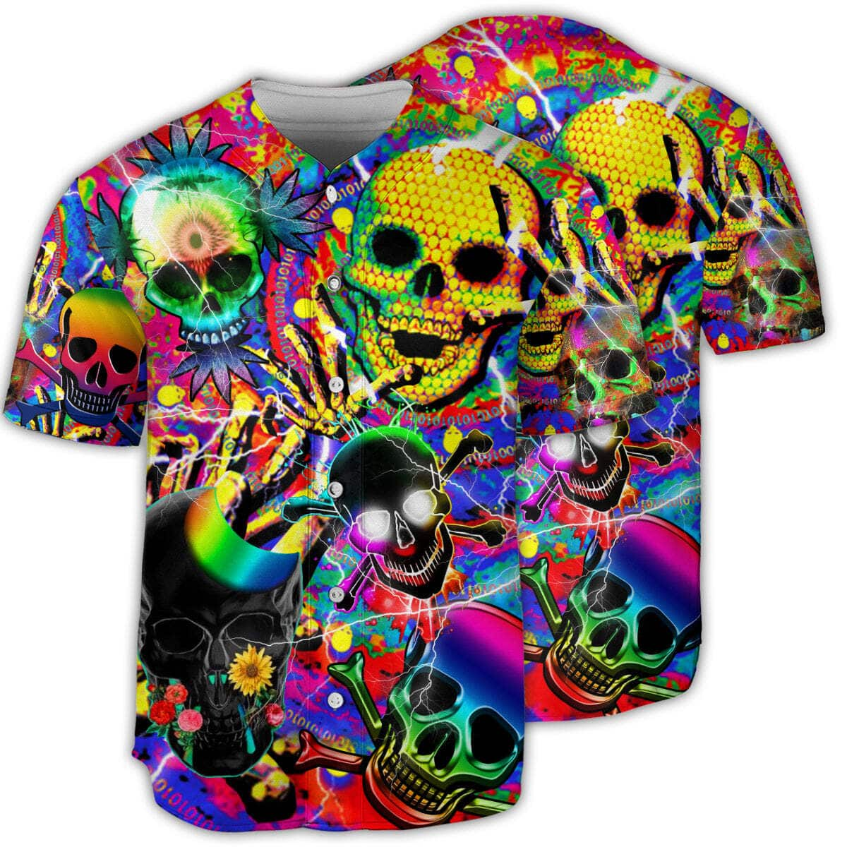 Skull Sweet Say Hi Baseball Jersey Gift For Best Friend