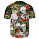 Skull Baseball Jersey My Cat And I Talk Sht About You