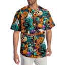 Halloween Star Wars Baby Yoda Special Synthwave Baseball Jersey