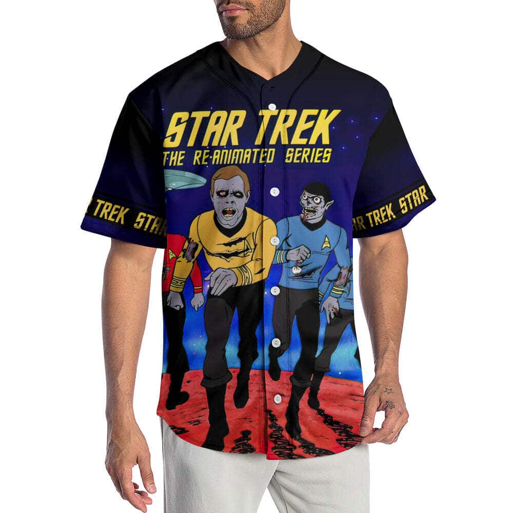 Halloween Star Trek The Animated Series Baseball Jersey Gift For Science Fiction Lovers Halloween Star Trek The Animated Series Baseball Jersey Gift For Science Fiction Lovers