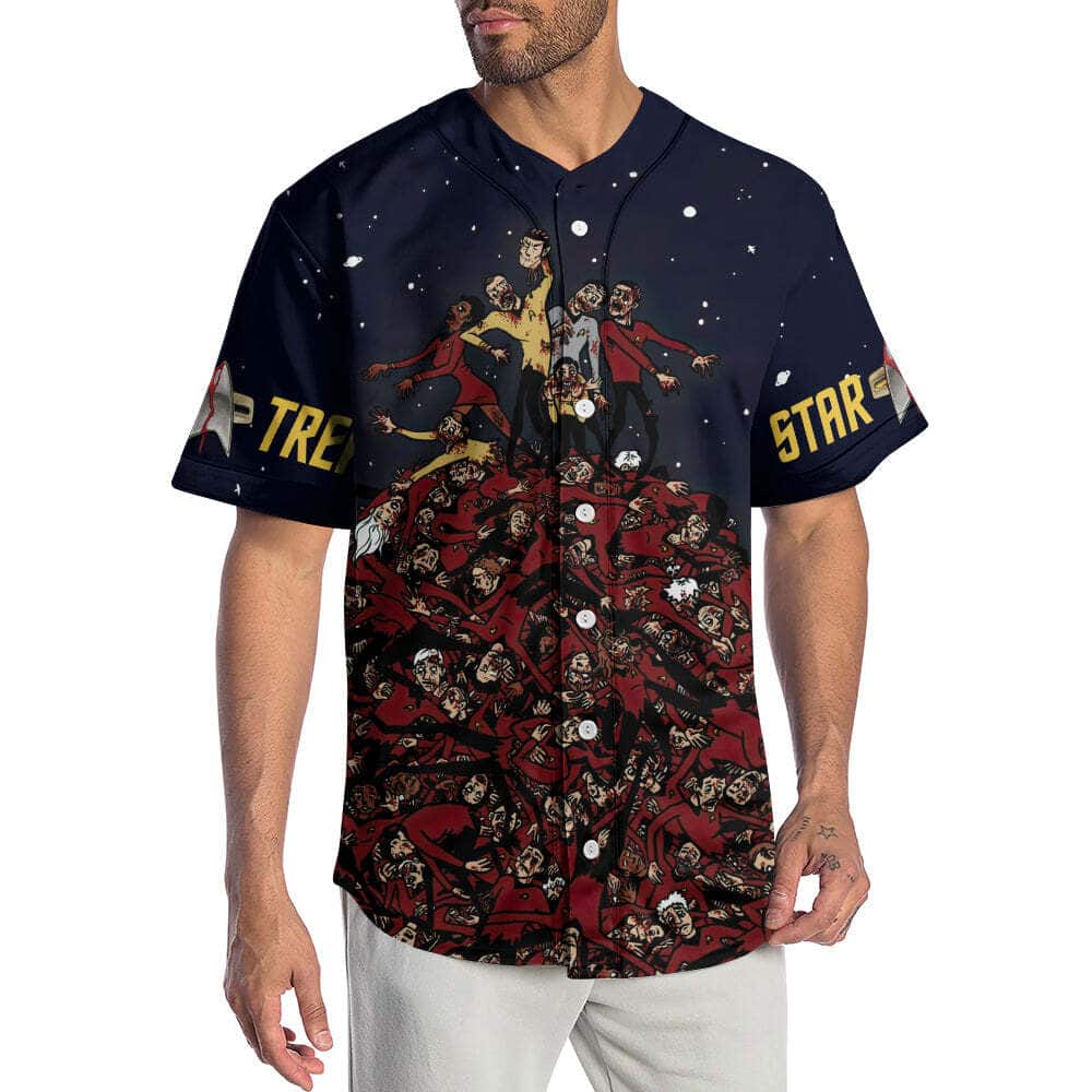 Halloween Star Trek Zombie Scary Baseball Jersey Gift For Best Friend Halloween Star Trek Zombie Scary Baseball Jersey Gift For Best Friend