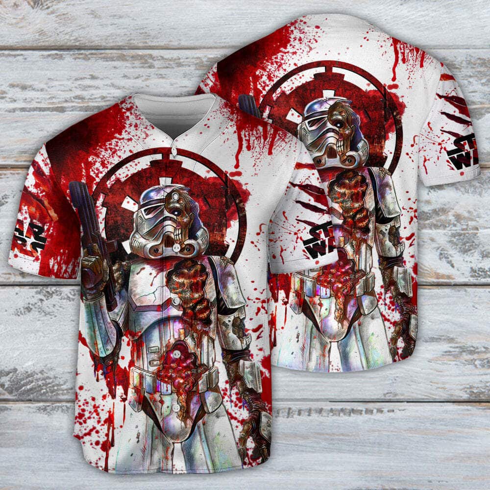 Halloween Starwars Stormtrooper Those Things Will Kill You Baseball Jersey Halloween Starwars Stormtrooper Those Things Will Kill You Baseball Jersey