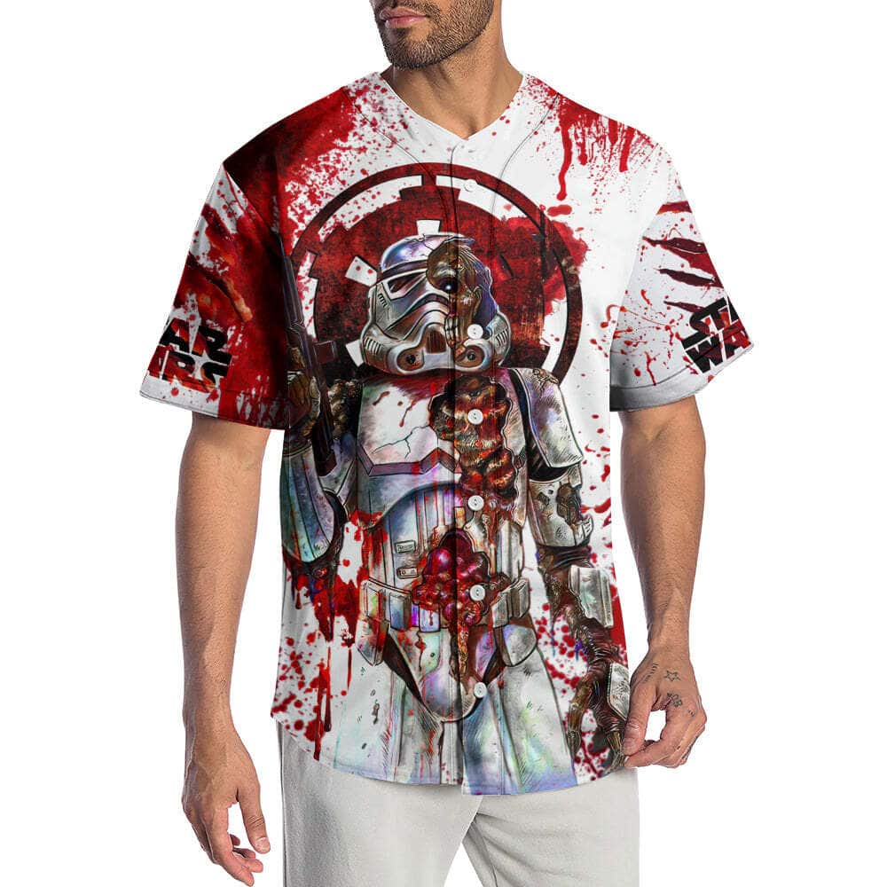 Halloween Starwars Stormtrooper Those Things Will Kill You Baseball Jersey