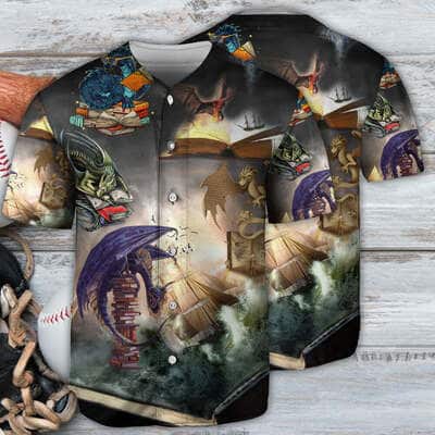 Dragon Baseball Jersey Gift For Him Dragon Baseball Jersey Gift For Him