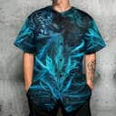 Dragon Blue Lighting And The Witch Baseball Jersey