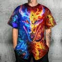 Dragon Fire And Water Baseball Jersey Gift For Him