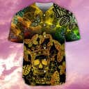 Skull Butterfly Baseball Jersey Gift For Husband Skull Butterfly Baseball Jersey Gift For Husband