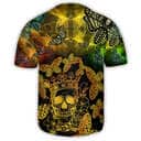 Skull Butterfly Baseball Jersey Gift For Husband Skull Butterfly Baseball Jersey Gift For Husband