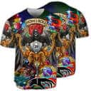 Skull D20 How I Roll Baseball Jersey Gift For Sports Dad Skull D20 How I Roll Baseball Jersey Gift For Sports Dad