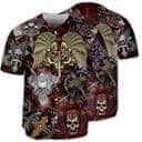 Skull Loves Key Baseball Jersey Gift For Sporty Husband Skull Loves Key Baseball Jersey Gift For Sporty Husband