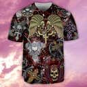 Skull Loves Key Baseball Jersey Gift For Sporty Husband Skull Loves Key Baseball Jersey Gift For Sporty Husband