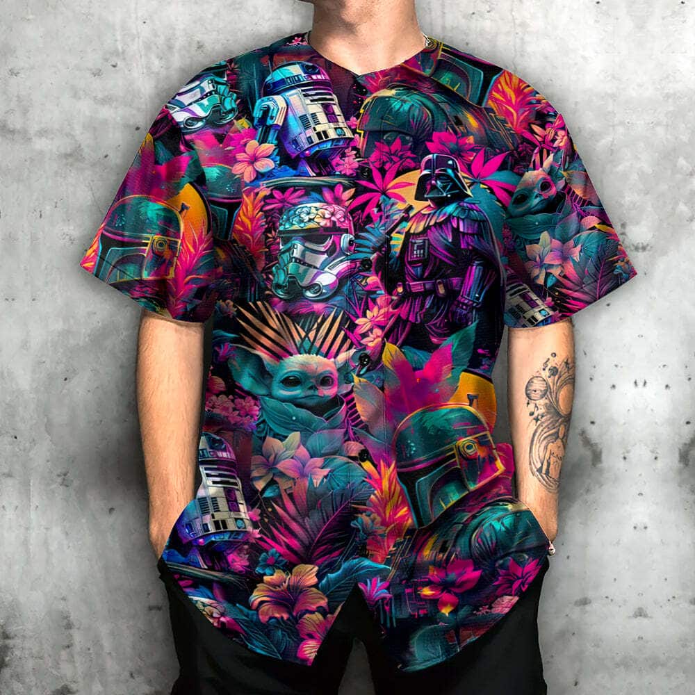 Special Synthwave Baby Yoda Darth Vader Stormtroopers Star Wars Baseball Jersey Special Synthwave Baby Yoda Darth Vader Stormtroopers Star Wars Baseball Jersey