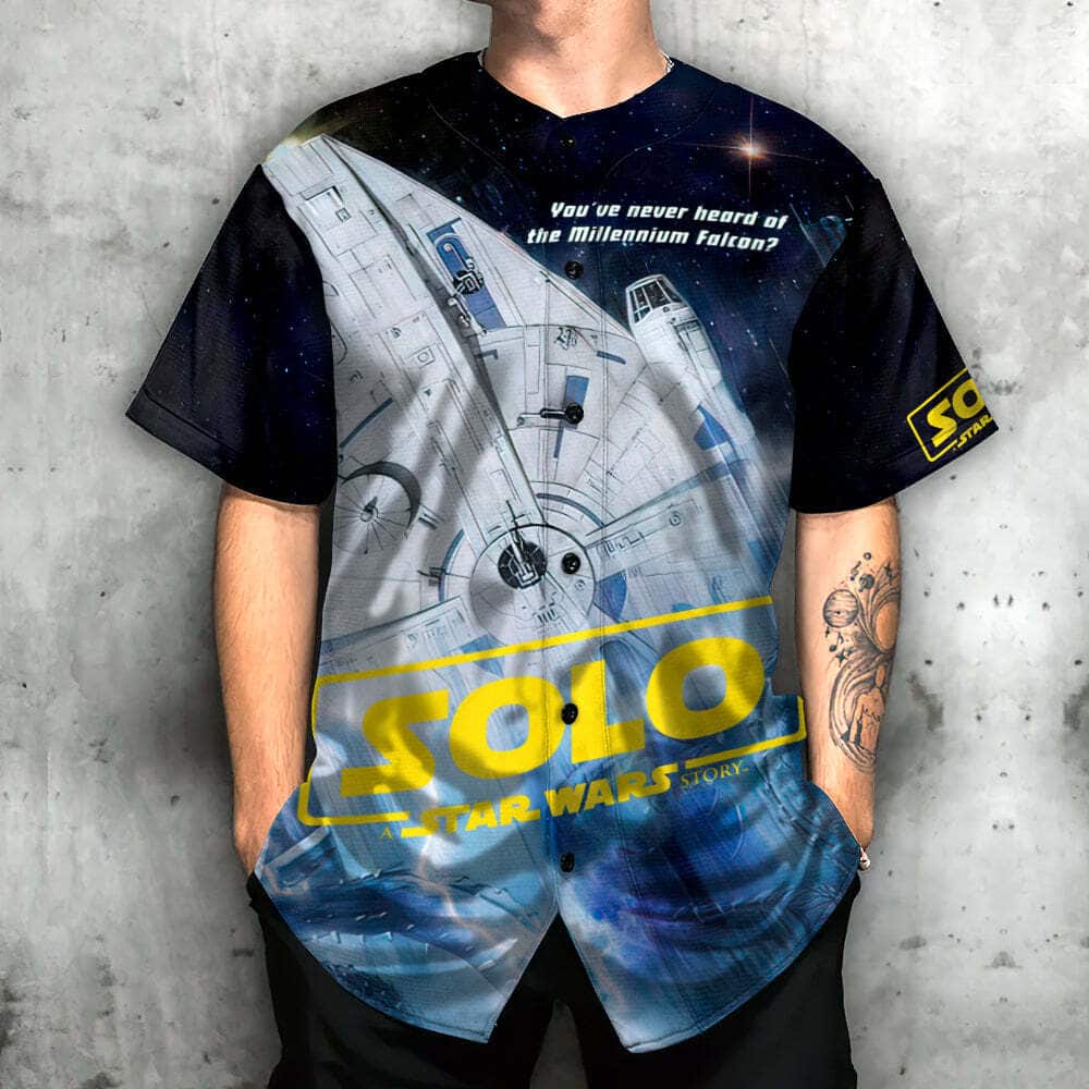 Solo Star Wars Baseball Jersey You’ve Never Heard Of The Millennium Falcon Solo Star Wars Baseball Jersey You’ve Never Heard Of The Millennium Falcon