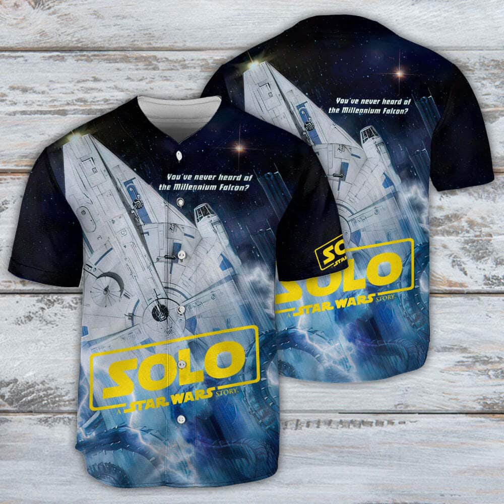 Solo Star Wars Baseball Jersey You’ve Never Heard Of The Millennium Falcon Solo Star Wars Baseball Jersey You’ve Never Heard Of The Millennium Falcon