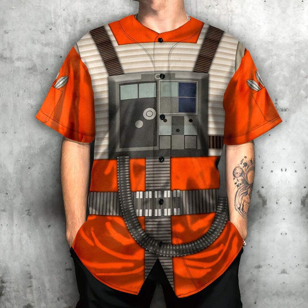 Star Wars Baseball Jersey Rebel Pilot Cosplay Gift For Son From Mom