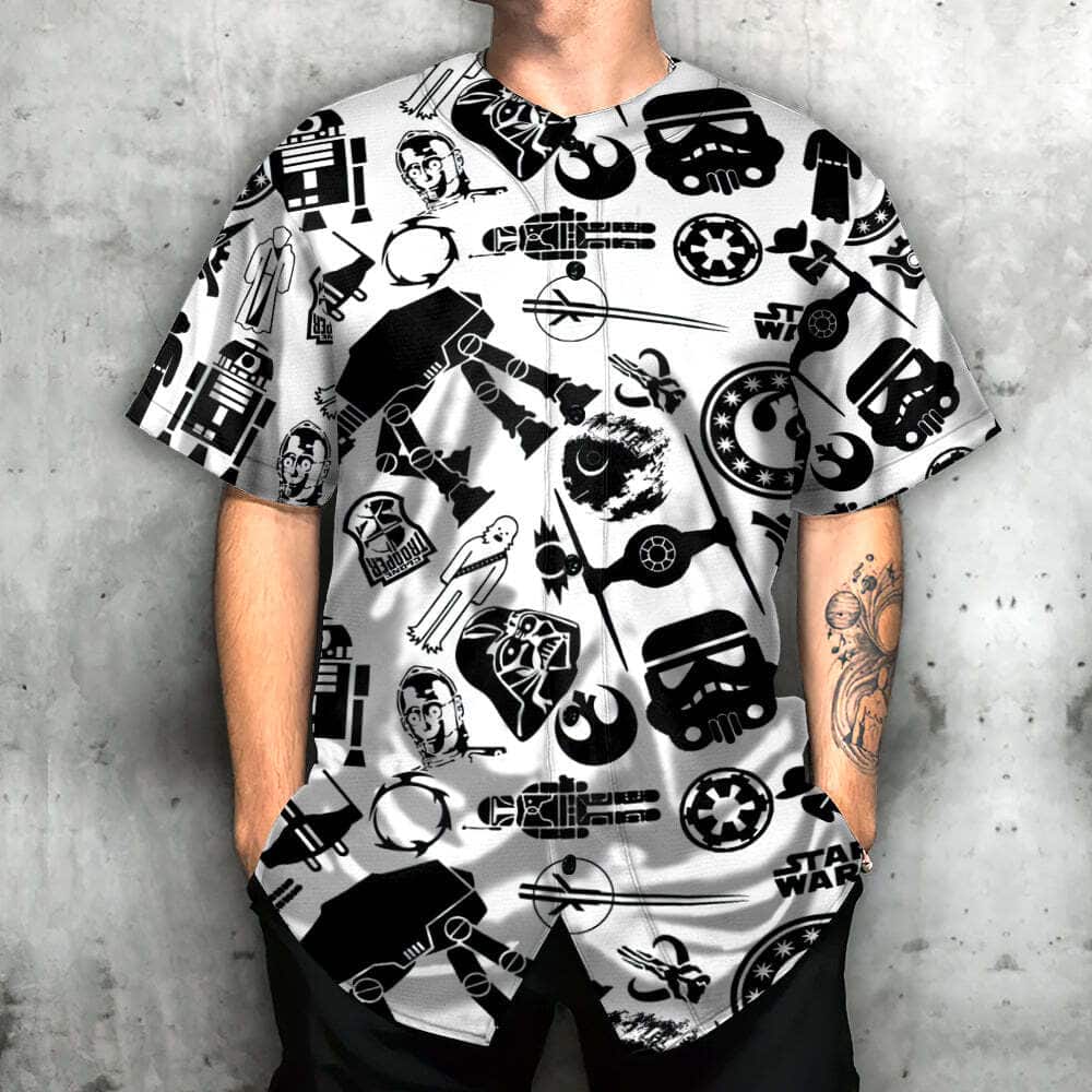 Star Wars Baseball Jersey Stick Cool Gift For Sporty Husband Star Wars Baseball Jersey Stick Cool Gift For Sporty Husband