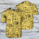 Yellow Star Wars Baseball Jersey Space Ships Gift For Son From Mom Yellow Star Wars Baseball Jersey Space Ships Gift For Son From Mom