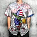 Yoda Star Wars Baseball Jersey Independence Day Gift For Beer Lovers Yoda Star Wars Baseball Jersey Independence Day Gift For Beer Lovers