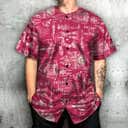 Star Wars Pink Baseball Jersey Space Ships Gift For Daughter From Mom