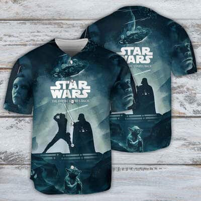 Star Wars Baseball Jersey The Empire Strikes Back Gift For Son Star Wars Baseball Jersey The Empire Strikes Back Gift For Son