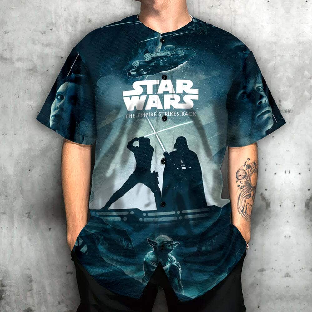 Star Wars Baseball Jersey The Empire Strikes Back Gift For Son Star Wars Baseball Jersey The Empire Strikes Back Gift For Son