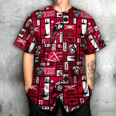 Star Wars Baseball Jersey Wing Resist Birthday Gift For Sister