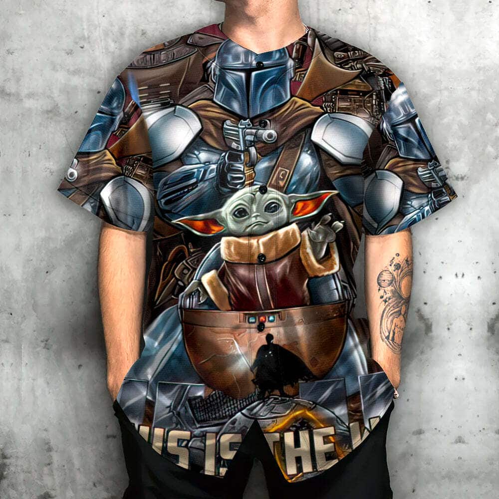 Vintage Baby Yoda Star Wars Baseball Jersey This Is The Way Vintage Baby Yoda Star Wars Baseball Jersey This Is The Way