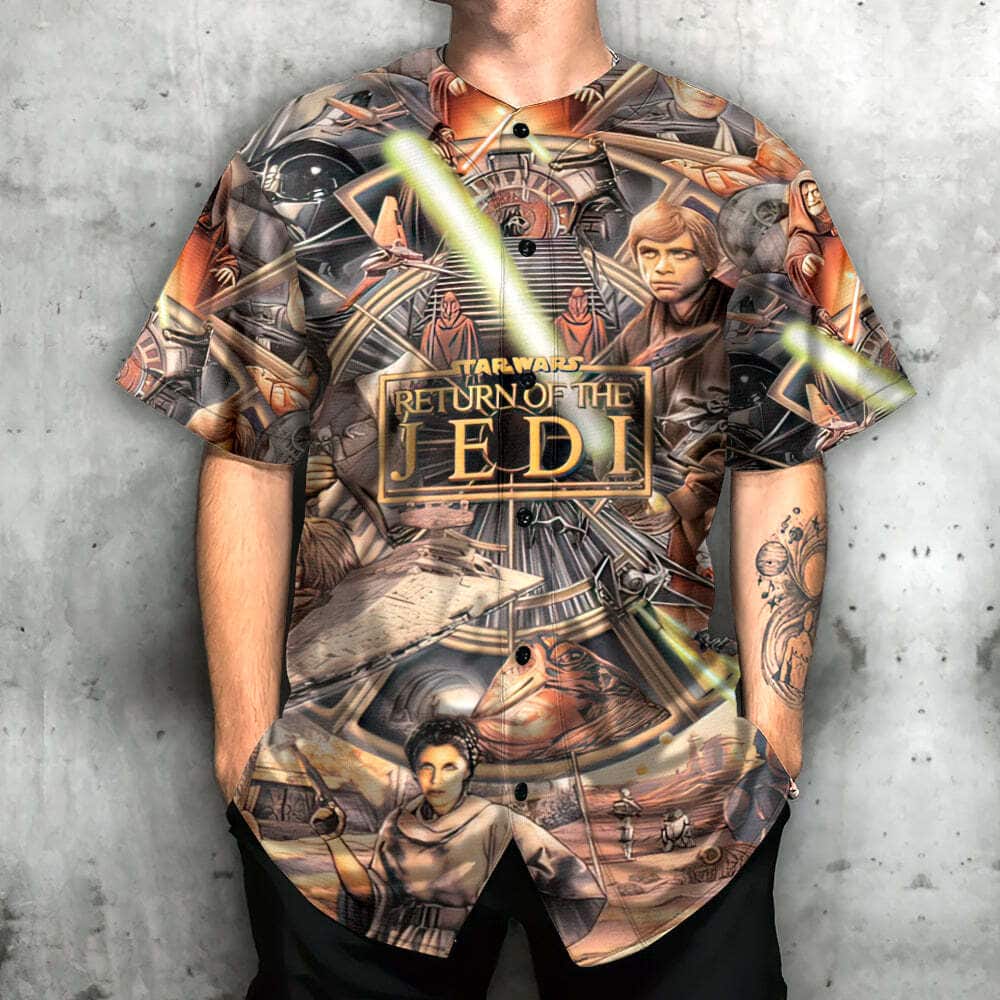 Star Wars Baseball Jersey The Return Of The Jedi Gift For Him Star Wars Baseball Jersey The Return Of The Jedi Gift For Him