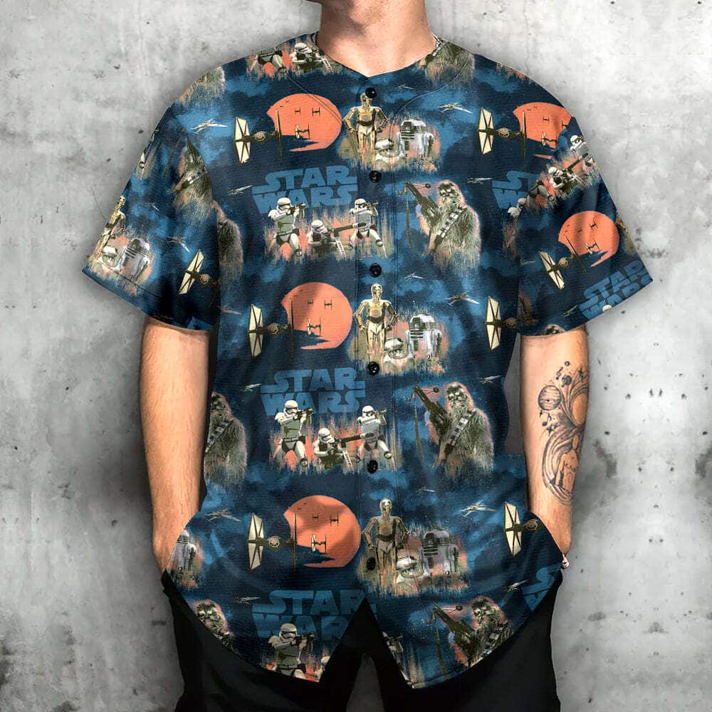 Star Wars Baseball Jersey Never Underestimate A Droid Birthday Gift For Son Star Wars Baseball Jersey Never Underestimate A Droid Birthday Gift For Son