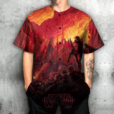 Star Wars Baseball Jersey The Force Awakens Gift For Dad