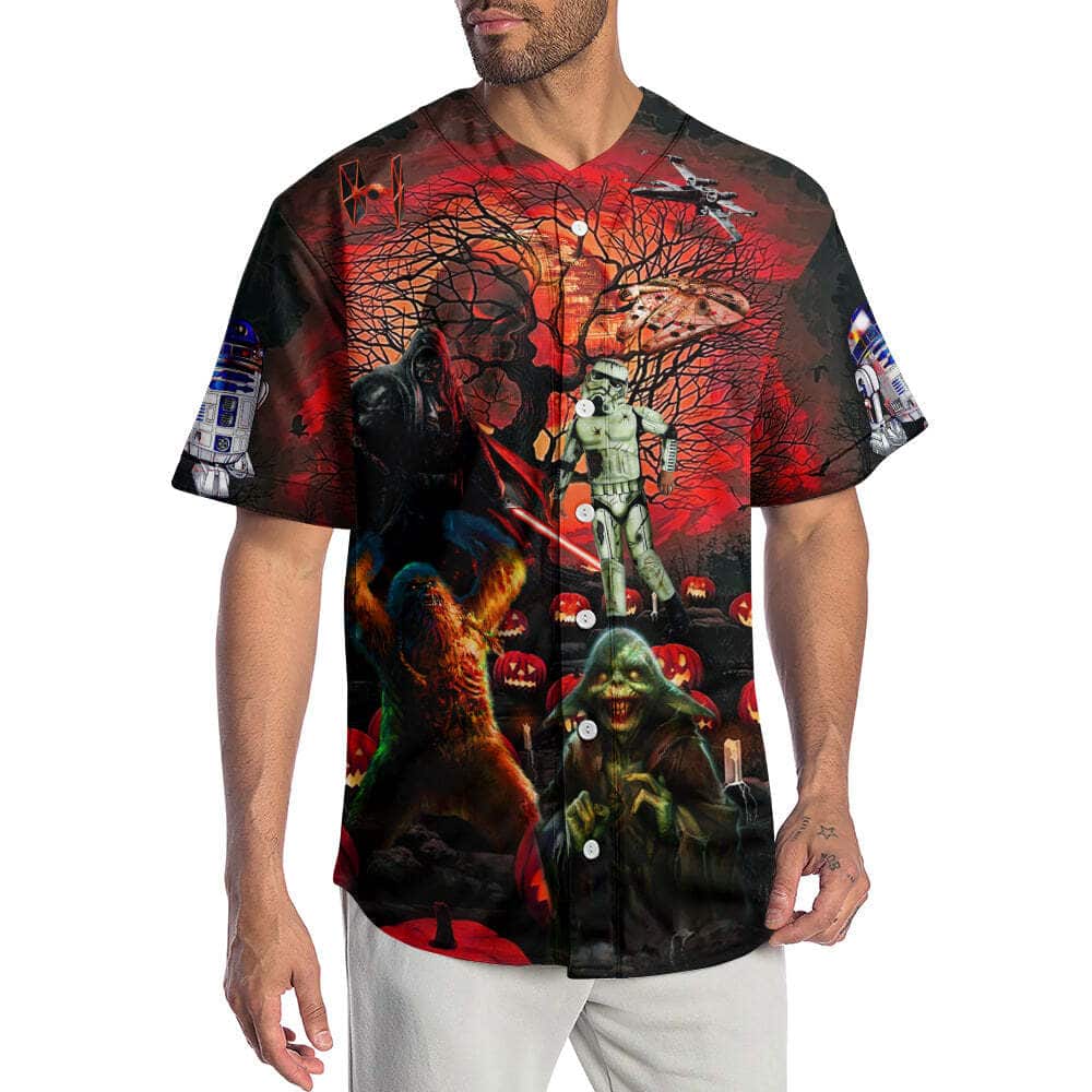Star Wars Baseball Jersey Halloween Gift For Mom Star Wars Baseball Jersey Halloween Gift For Mom