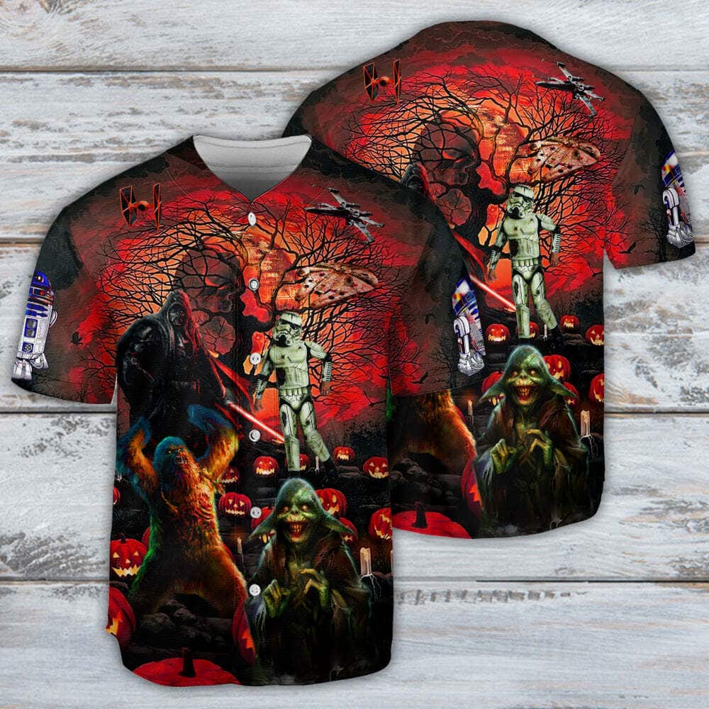 Star Wars Baseball Jersey Halloween Gift For Mom Star Wars Baseball Jersey Halloween Gift For Mom