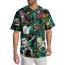 Star Wars Baseball Jersey Dabbing Skeleton Zombie Palm Leaves Pattern Halloween Gift Star Wars Baseball Jersey Dabbing Skeleton Zombie Palm Leaves Pattern Halloween Gift