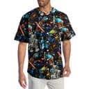 Darth Vader Lightsaber R2-D2 Grogu Star Wars Baseball Jersey Darth Vader Lightsaber R2-D2 Grogu Star Wars Baseball Jersey