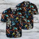 Darth Vader Lightsaber R2-D2 Grogu Star Wars Baseball Jersey