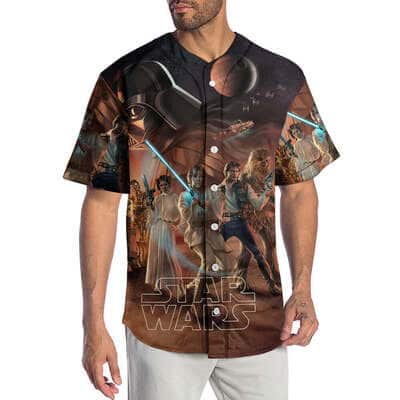 Star Wars Baseball Jersey No One's Ever Really Gone Birthday Gift For Dad