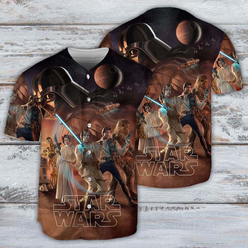 Star Wars Baseball Jersey No One's Ever Really Gone Birthday Gift For Dad