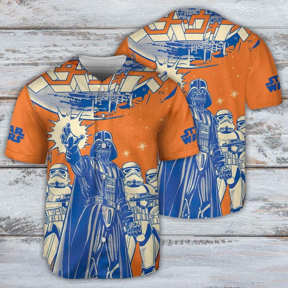 Darth Vader Stormtroopers Star Wars Baseball Jersey Gift For Son From Father Darth Vader Stormtroopers Star Wars Baseball Jersey Gift For Son From Father
