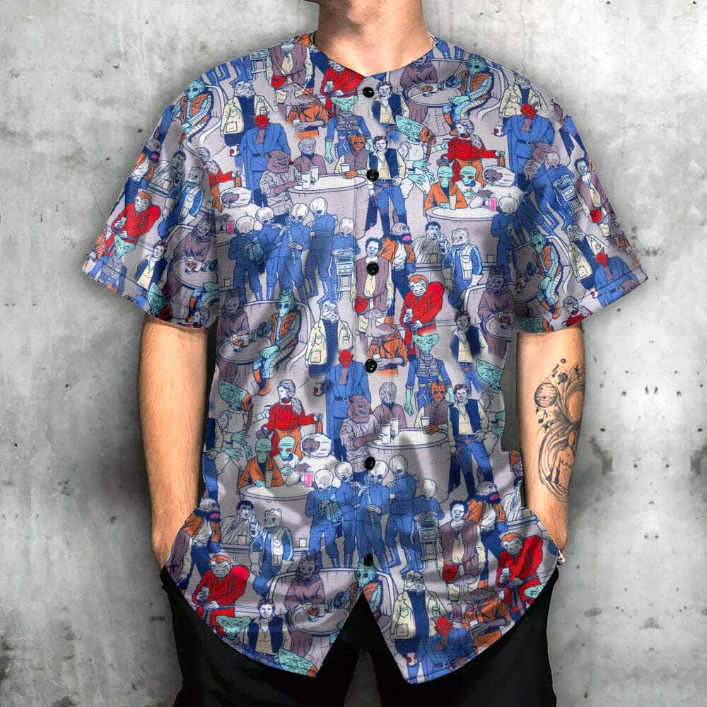 Star Wars Baseball Jersey Cantina Birthday Gift For Boyfriend Star Wars Baseball Jersey Cantina Birthday Gift For Boyfriend