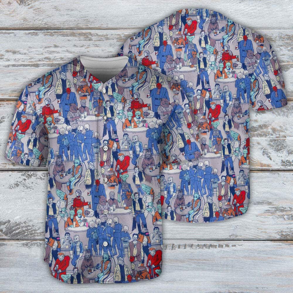 Star Wars Baseball Jersey Cantina Birthday Gift For Boyfriend Star Wars Baseball Jersey Cantina Birthday Gift For Boyfriend